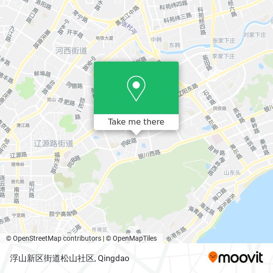 浮山新区街道松山社区 map