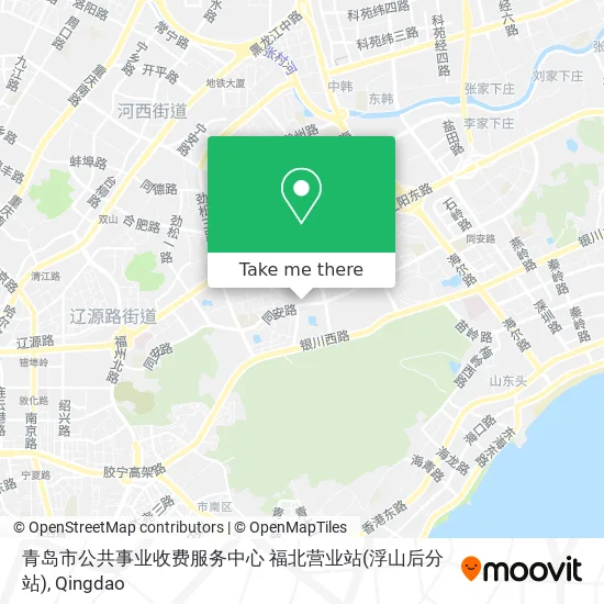 青岛市公共事业收费服务中心  福北营业站(浮山后分站) map