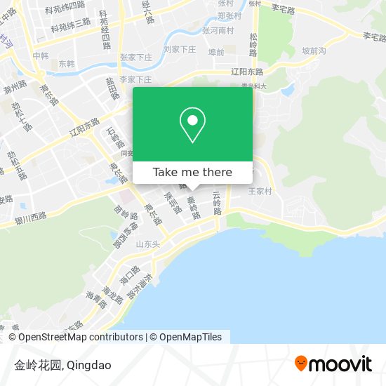 金岭花园 map