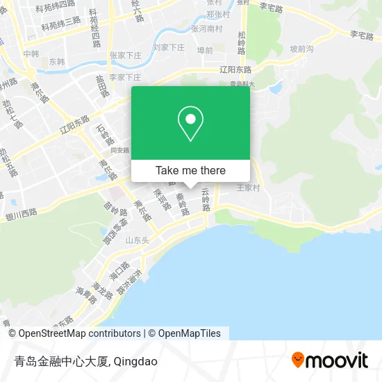 青岛金融中心大厦 map