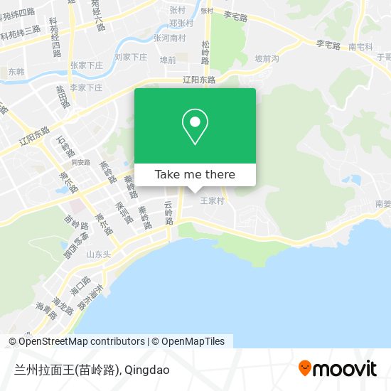 兰州拉面王(苗岭路) map