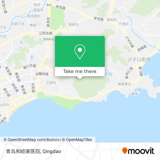 青岛和睦家医院 map