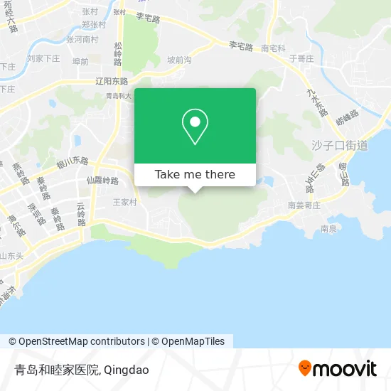 青岛和睦家医院 map