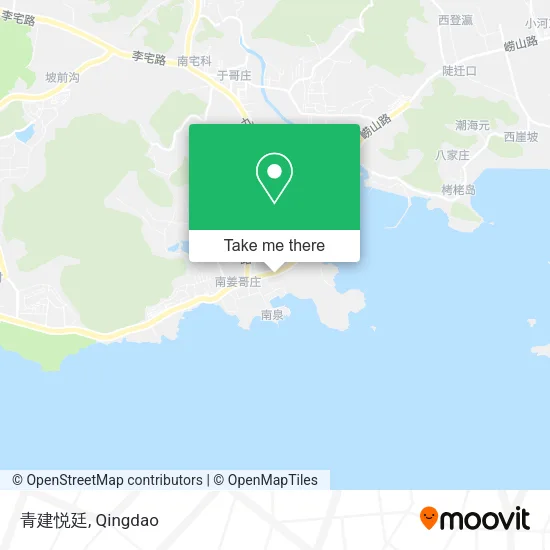 青建悦廷 map