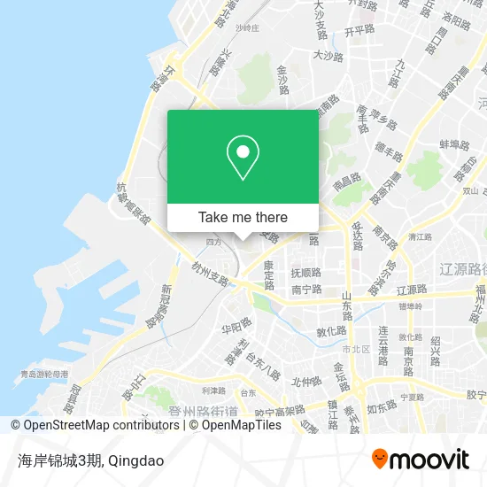 海岸锦城3期 map
