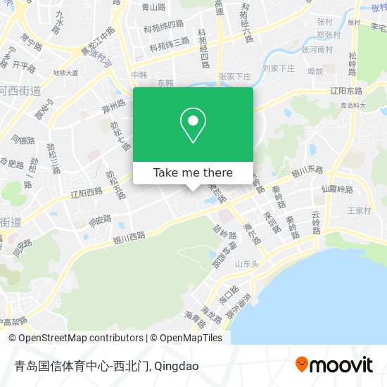 青岛国信体育中心-西北门 map