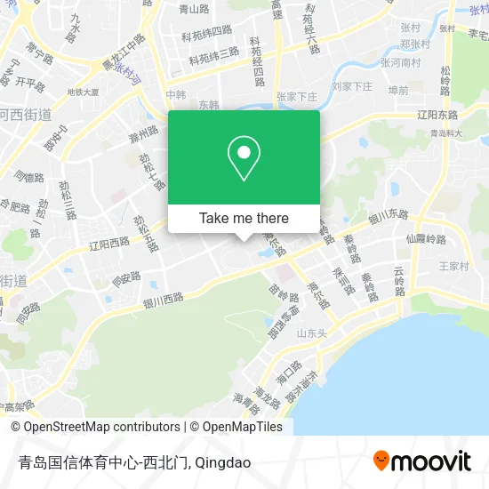 青岛国信体育中心-西北门 map