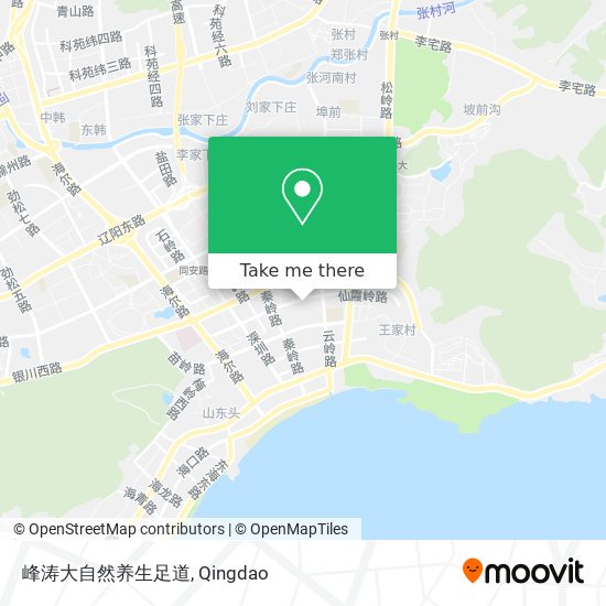 峰涛大自然养生足道 map