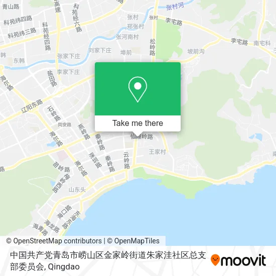 中国共产党青岛市崂山区金家岭街道朱家洼社区总支部委员会 map