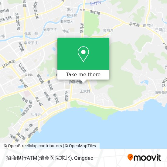 招商银行ATM(瑞金医院东北) map