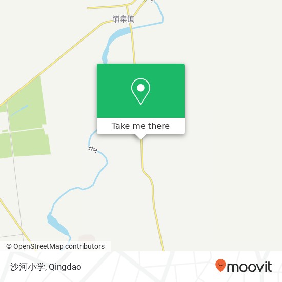 沙河小学 map