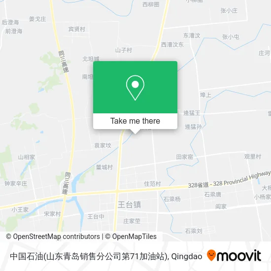 中国石油(山东青岛销售分公司第71加油站) map