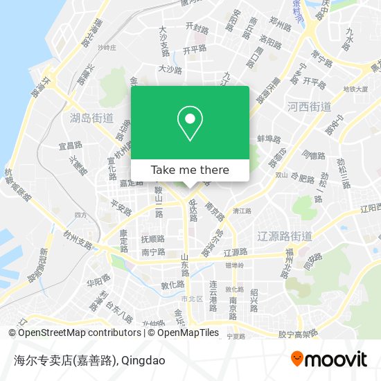 海尔专卖店(嘉善路) map