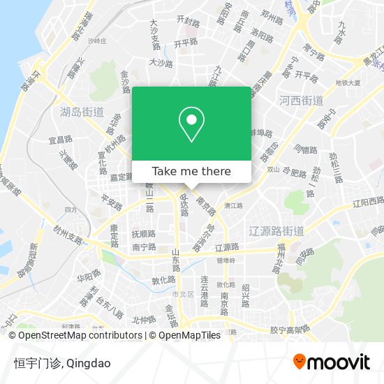 恒宇门诊 map
