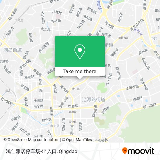 鸿仕雅居停车场-出入口 map
