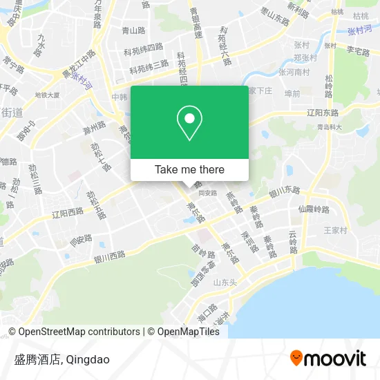 盛腾酒店 map