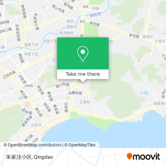 朱家洼小区 map
