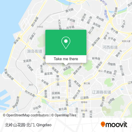 北岭山花园-北门 map