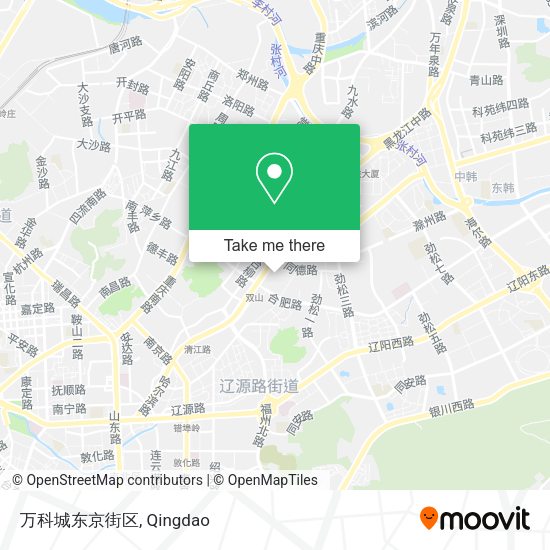 万科城东京街区 map