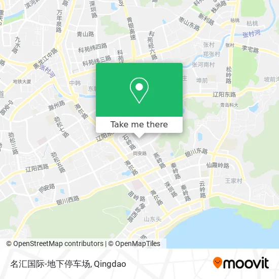 名汇国际-地下停车场 map