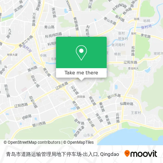 青岛市道路运输管理局地下停车场-出入口 map