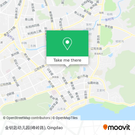 金钥匙幼儿园(峰岭路) map