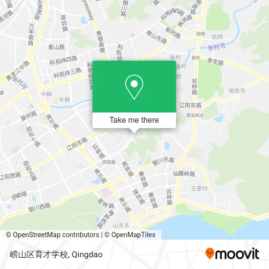 崂山区育才学校 map