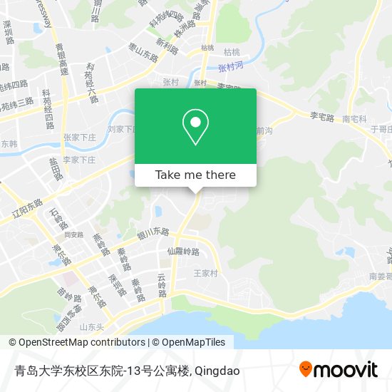 青岛大学东校区东院-13号公寓楼 map