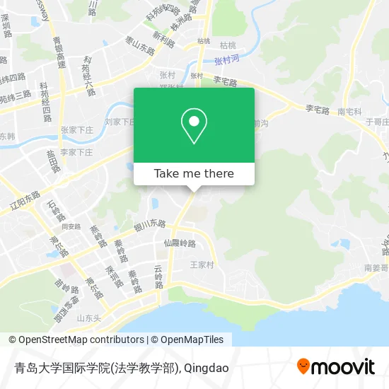 青岛大学国际学院(法学教学部) map