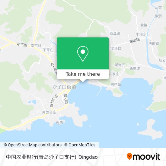中国农业银行(青岛沙子口支行) map