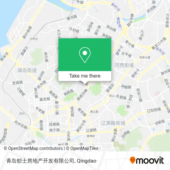 青岛郁士房地产开发有限公司 map