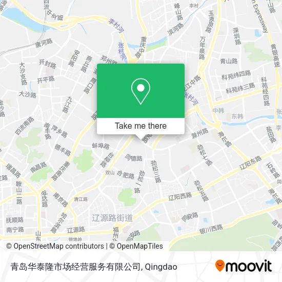 青岛华泰隆市场经营服务有限公司 map