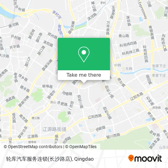 轮库汽车服务连锁(长沙路店) map