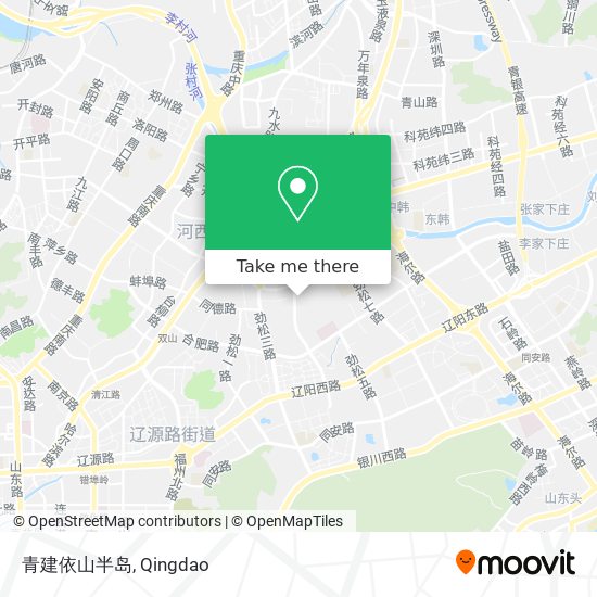 青建依山半岛 map