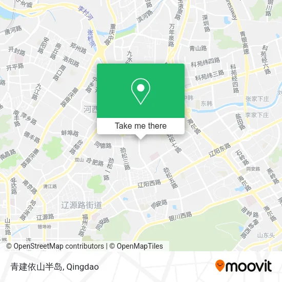 青建依山半岛 map