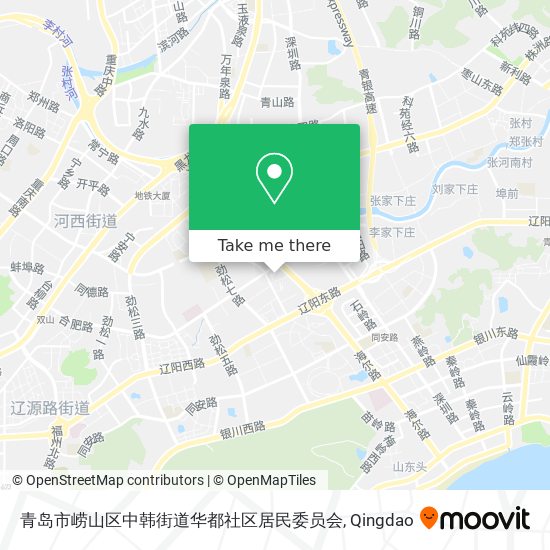 青岛市崂山区中韩街道华都社区居民委员会 map