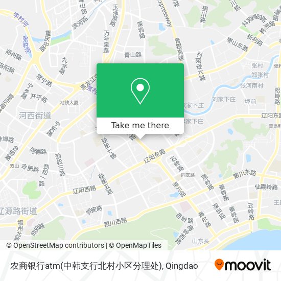 农商银行atm(中韩支行北村小区分理处) map