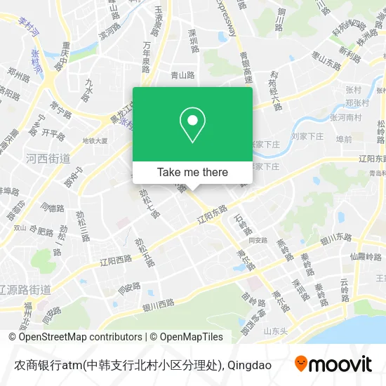 农商银行atm(中韩支行北村小区分理处) map