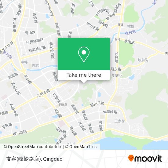 友客(峰岭路店) map