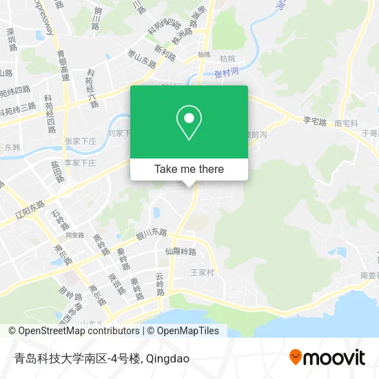 青岛科技大学南区-4号楼 map