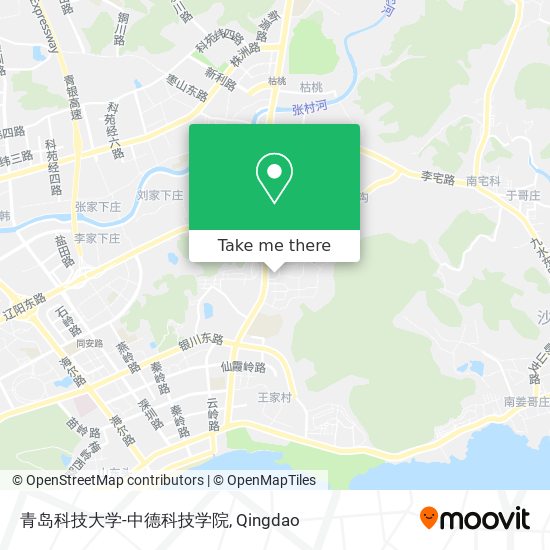 青岛科技大学-中德科技学院 map