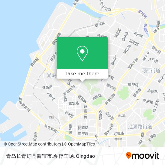青岛长青灯具窗帘市场-停车场 map