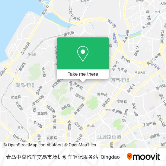 青岛中嘉汽车交易市场机动车登记服务站 map