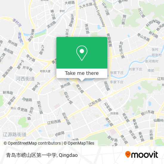 青岛市崂山区第一中学 map