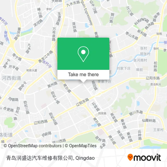 青岛润盛达汽车维修有限公司 map