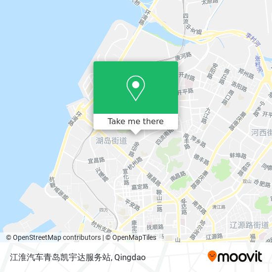 江淮汽车青岛凯宇达服务站 map