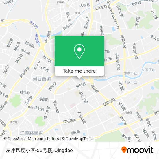 左岸风度小区-56号楼 map