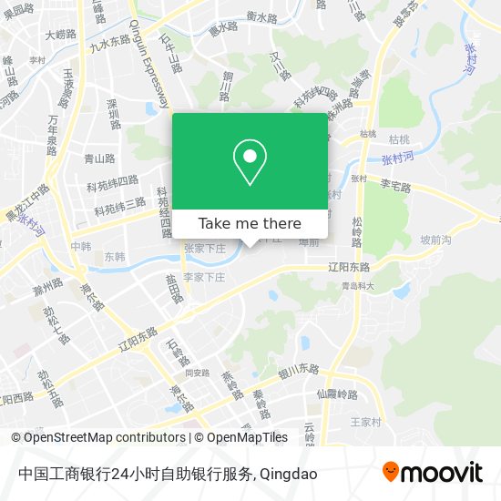 中国工商银行24小时自助银行服务 map