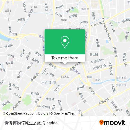 青啤博物馆纯生之旅 map