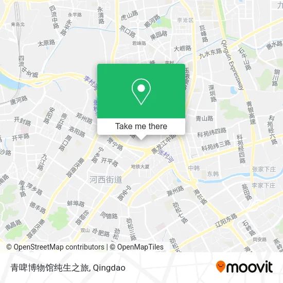 青啤博物馆纯生之旅 map